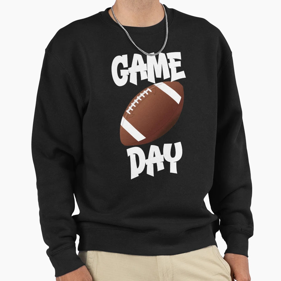 Fun Sports Game Day Football Sweatshirt - Aesthetic Graphic Unisex - T-Shirt, Sweatshirt, Hoodie