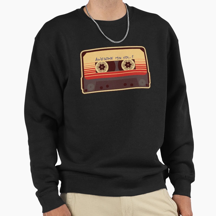 Awesome Mixtape Vol 1 Tape Music Sweatshirt - Aesthetic Graphic Unisex - T-Shirt, Sweatshirt, Hoodie