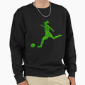 Soccer Player Football Sweatshirt - Aesthetic Graphic Men Women - T-Shirt, Sweatshirt, Hoodie