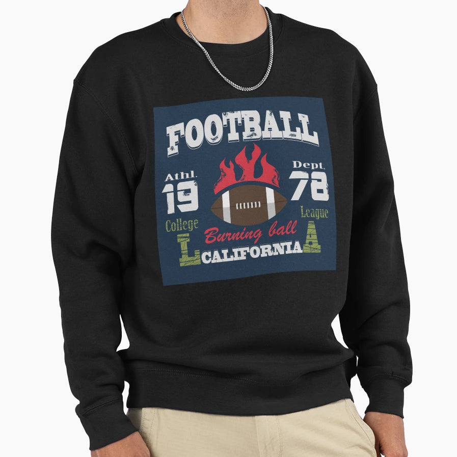 Football California Sweatshirt - Novelty Apparel Men Women - T-Shirt, Sweatshirt, Hoodie