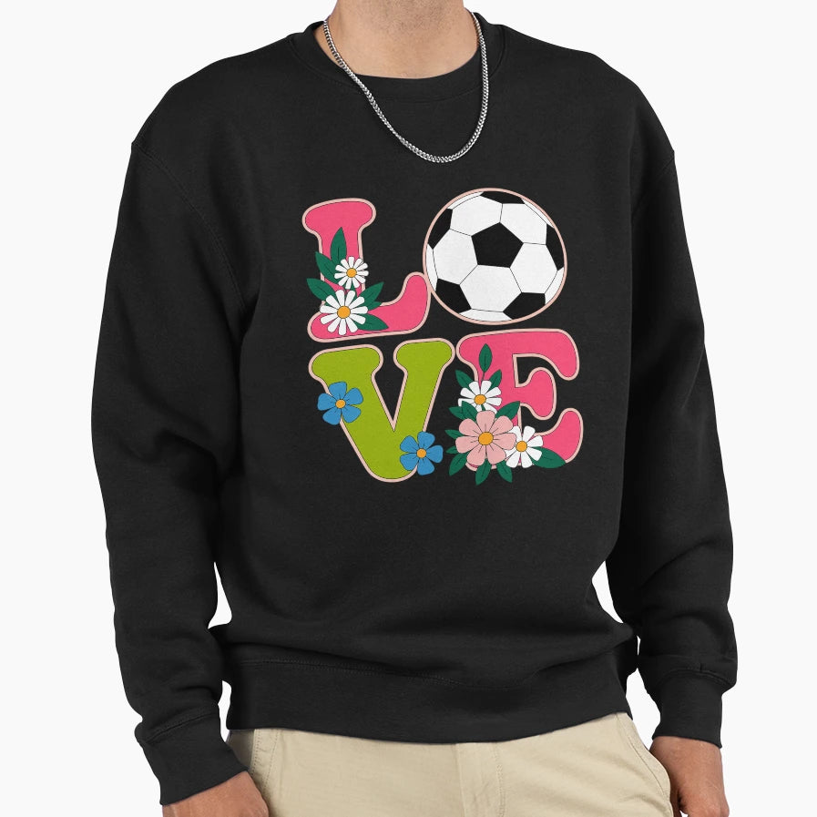 Soccer Art Soccer Lover Sweatshirt - Casual Everyday Wear for Adults - T-Shirt, Sweatshirt, Hoodie