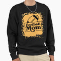 Football Mom Leopard Sweatshirt - Custom Art Print Unisex - T-Shirt, Sweatshirt, Hoodie