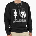 Football Lineman Funny Support Sweatshirt - Fun Novelty Design Unisex - T-Shirt, Sweatshirt, Hoodie