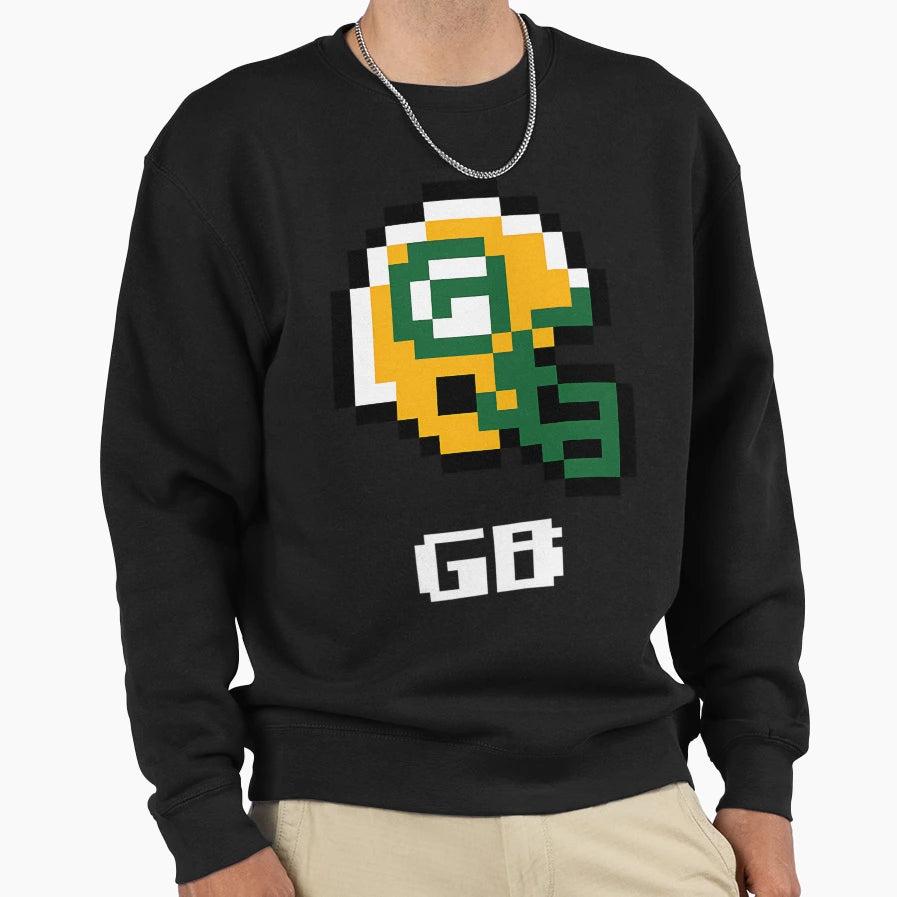 Green Bay Packers Tecmo Super Bowl Sweatshirt - Aesthetic Graphic Unisex - T-Shirt, Sweatshirt, Hoodie