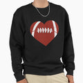 American Football Heart Gift Football Sweatshirt - Graphic Print Men Women - T-Shirt, Sweatshirt, Hoodie