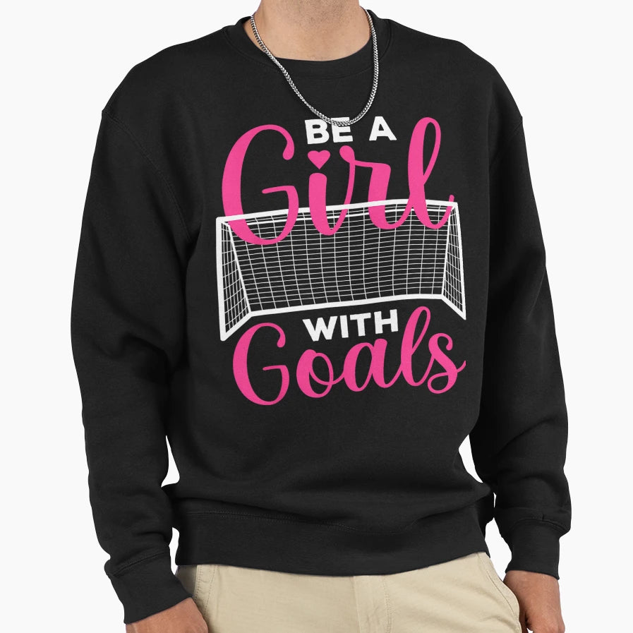 Funny Soccer Art Teens Soccer Sweatshirt - Minimalist Print for Adults - T-Shirt, Sweatshirt, Hoodie