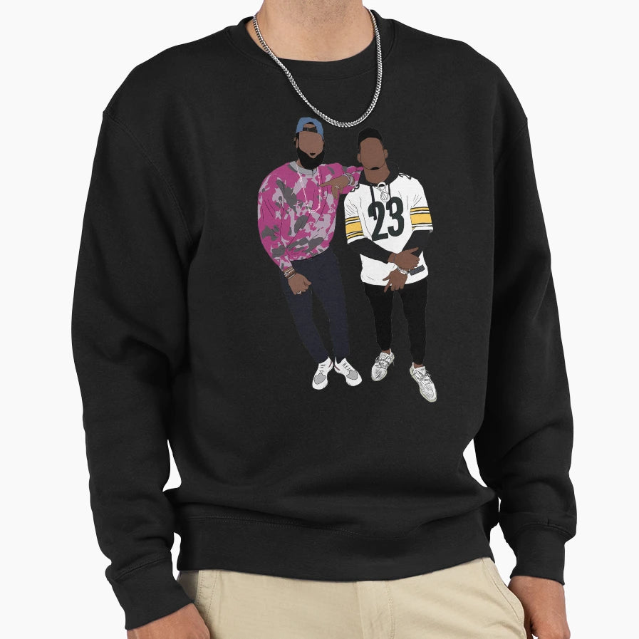 Lebron And Juju Sweatshirt - Aesthetic Graphic Unisex - T-Shirt, Sweatshirt, Hoodie
