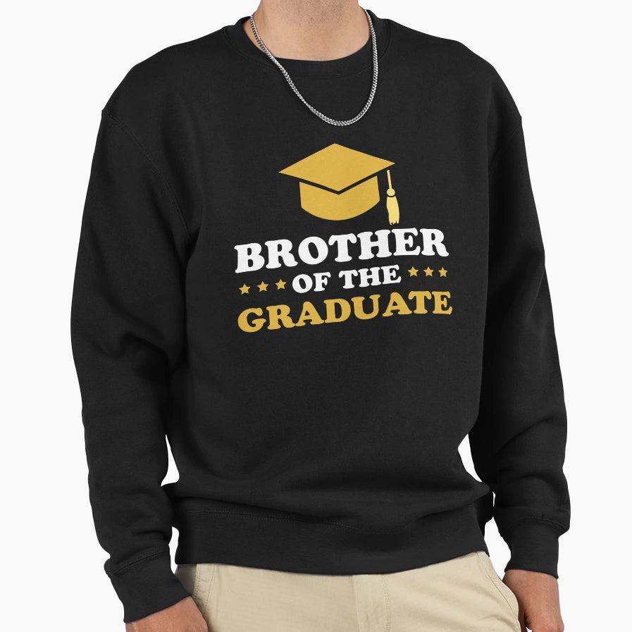 Brother Graduate Sweatshirt - Graphic Print Unisex - T-Shirt, Sweatshirt, Hoodie