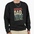 Husband Dad Fantasy Football Sweatshirt - Minimalist Print for Adults - T-Shirt, Sweatshirt, Hoodie