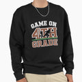 First Day 4Th Grade Football Game Sweatshirt - Unique Graphic Men Women - T-Shirt, Sweatshirt, Hoodie