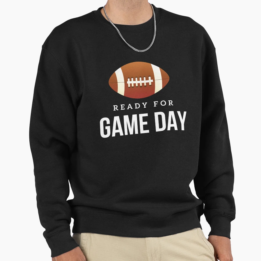 Rugby Sport Ready Game Day Sweatshirt - Aesthetic Graphic Unisex - T-Shirt, Sweatshirt, Hoodie
