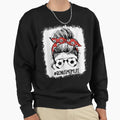 Bleached Soccer Bonus Mom Sweatshirt - Casual Everyday Wear for Adults - T-Shirt, Sweatshirt, Hoodie