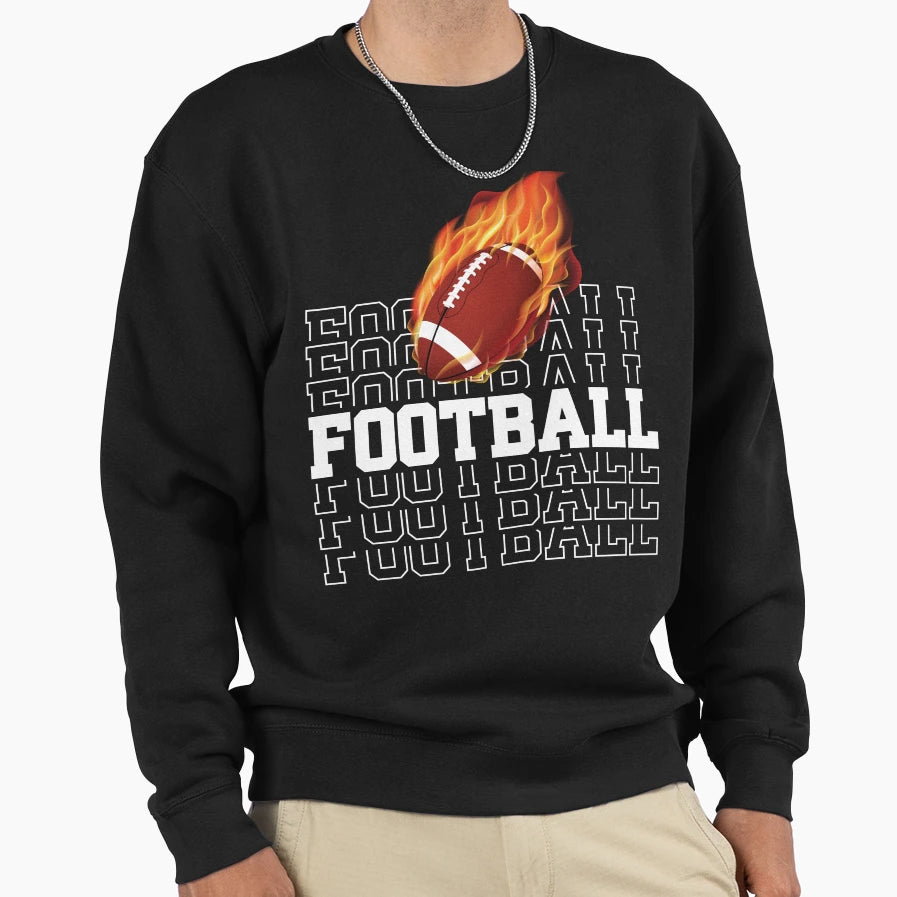 Game Day Football Love Football Sweatshirt - Aesthetic Graphic Unisex - T-Shirt, Sweatshirt, Hoodie
