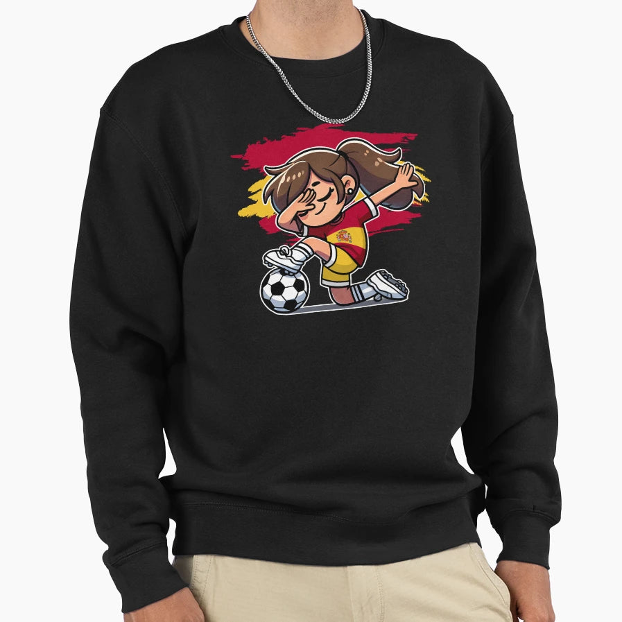 Soccer Spain Football Lover Sweatshirt - Fun Novelty Design Unisex - T-Shirt, Sweatshirt, Hoodie