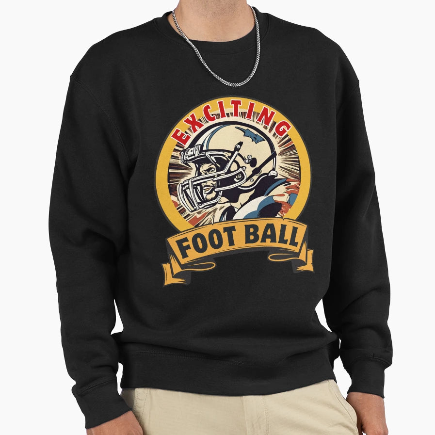 American Foot Ball Sweatshirt - Minimalist Print for Adults - T-Shirt, Sweatshirt, Hoodie