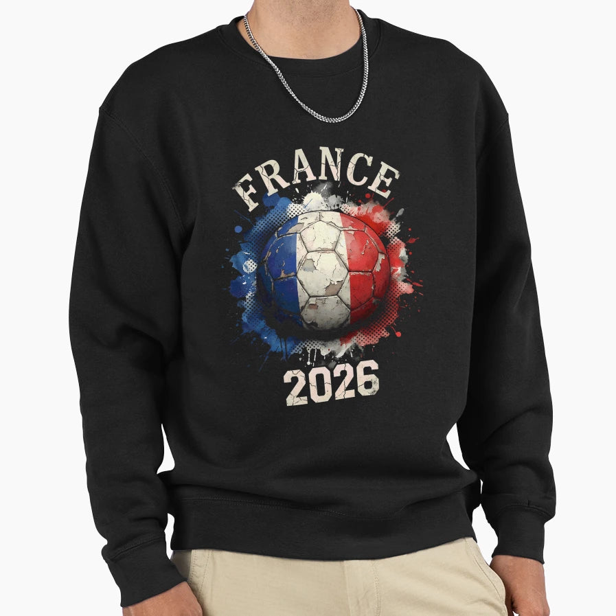 France 2026 Football Art Sweatshirt - Streetwear Style for Adults - T-Shirt, Sweatshirt, Hoodie