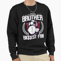 Little Brother Sports Biggest Fan Soccer T-Shirt - Graphic Print Unisex - T-Shirt, Sweatshirt, Hoodie