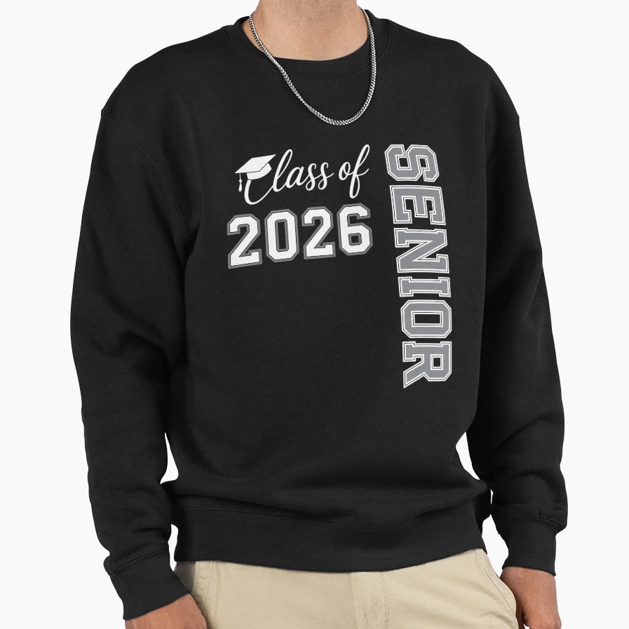 Senior Class 2026 Graduation 2026 Sweatshirt - Custom Art Print Men Women - T-Shirt, Sweatshirt, Hoodie