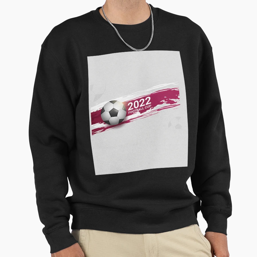 Football 2022 Tournament Cup Sweatshirt - Custom Art Print Men Women - T-Shirt, Sweatshirt, Hoodie