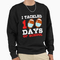 Football Masks Funny 100 Days Sweatshirt - Aesthetic Graphic Men Women - T-Shirt, Sweatshirt, Hoodie