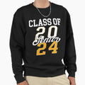 Senior Class 2024 Graduate Student Sweatshirt - Aesthetic Graphic Unisex - T-Shirt, Sweatshirt, Hoodie