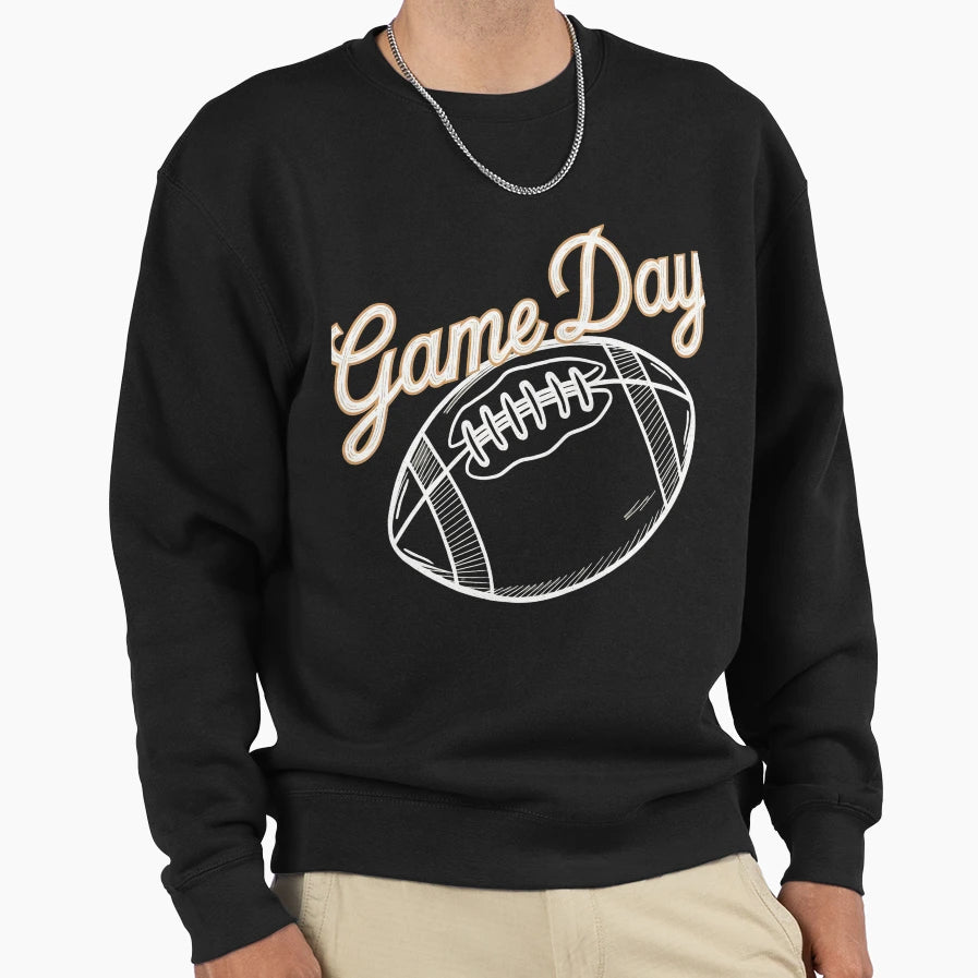 Game Day Lets American Sweatshirt - Casual Everyday Wear Men Women - T-Shirt, Sweatshirt, Hoodie