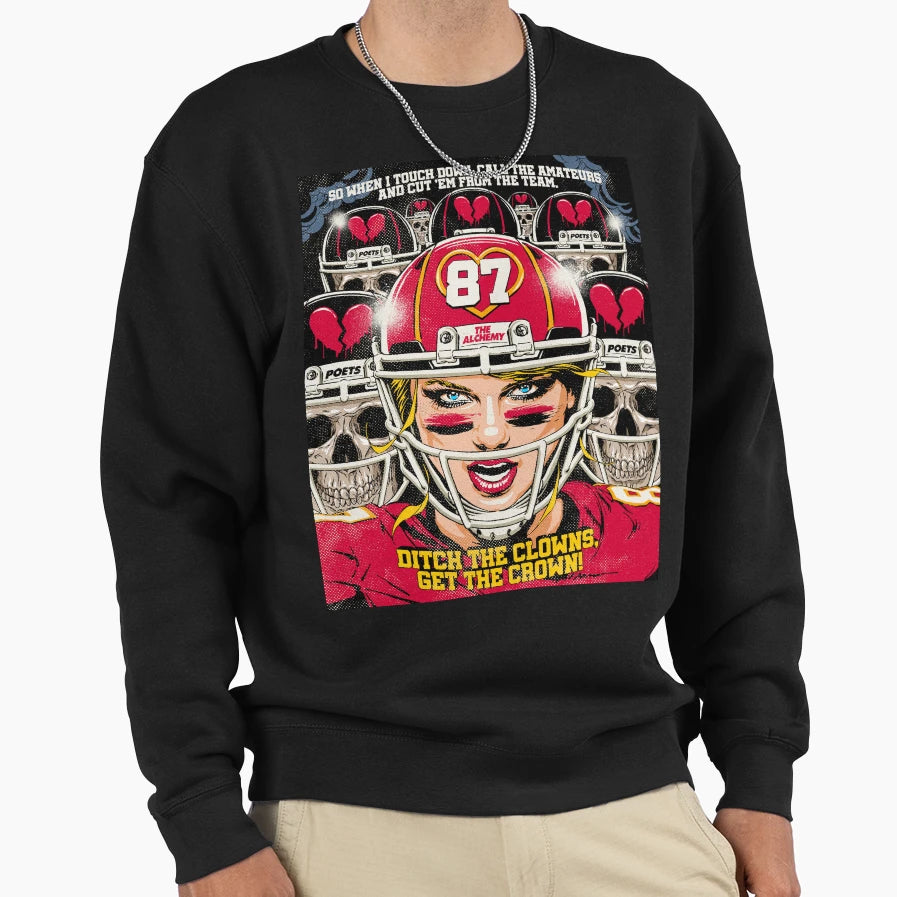 Get Crown Sweatshirt - Graphic Print for Adults - T-Shirt, Sweatshirt, Hoodie