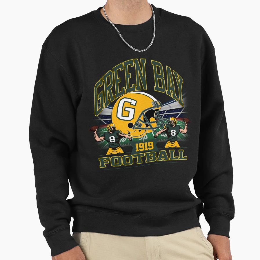 Green Bay Football Gridiron Legacy Sweatshirt - Streetwear Style Unisex - T-Shirt, Sweatshirt, Hoodie