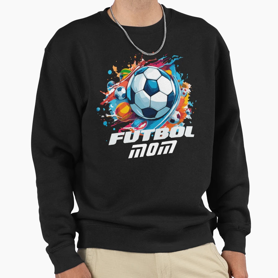 Futbol Mom Sweatshirt - Minimalist Print Unisex - T-Shirt, Sweatshirt, Hoodie