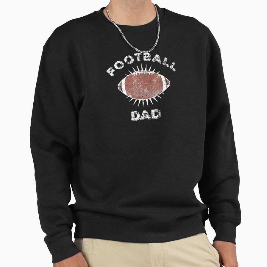 Football Dad T-Shirt - Minimalist Print for Adults - T-Shirt, Sweatshirt, Hoodie
