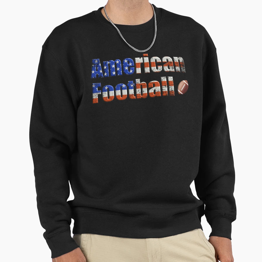 Football Sweatshirt - Unique Graphic for Adults - T-Shirt, Sweatshirt, Hoodie