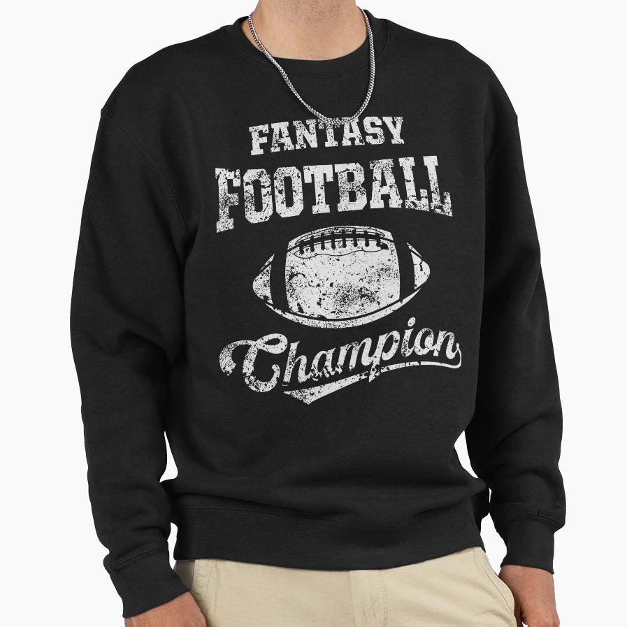 Fantasy Football Champion Sports Lover T-Shirt - Graphic Print for Adults - T-Shirt, Sweatshirt, Hoodie