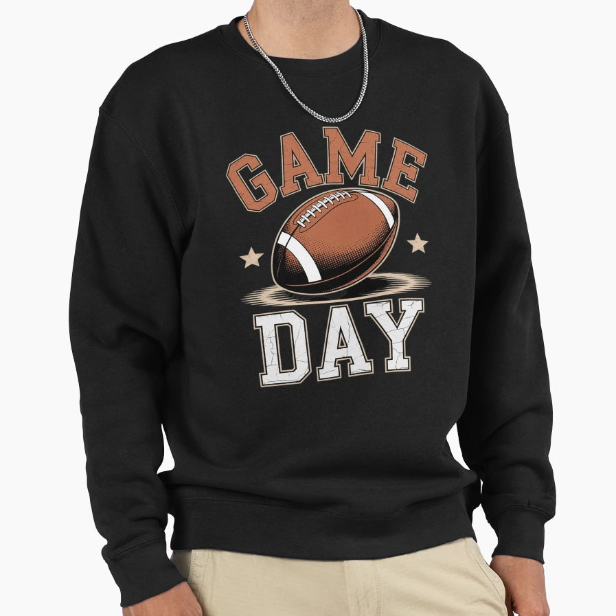 Game Day Football Sweatshirt - Unique Graphic Unisex - T-Shirt, Sweatshirt, Hoodie