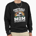 Football And Cheer Mom Funny Sweatshirt - Minimalist Print Unisex - T-Shirt, Sweatshirt, Hoodie