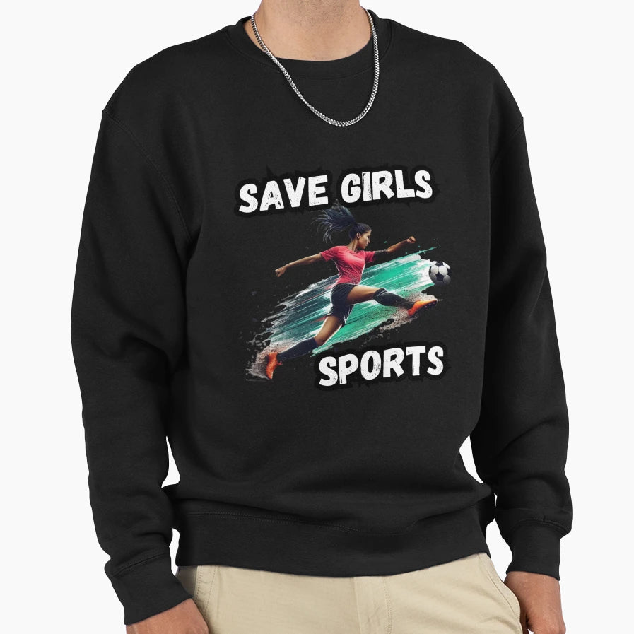 Save Sports Female Athletes Sweatshirt - Minimalist Print Men Women - T-Shirt, Sweatshirt, Hoodie