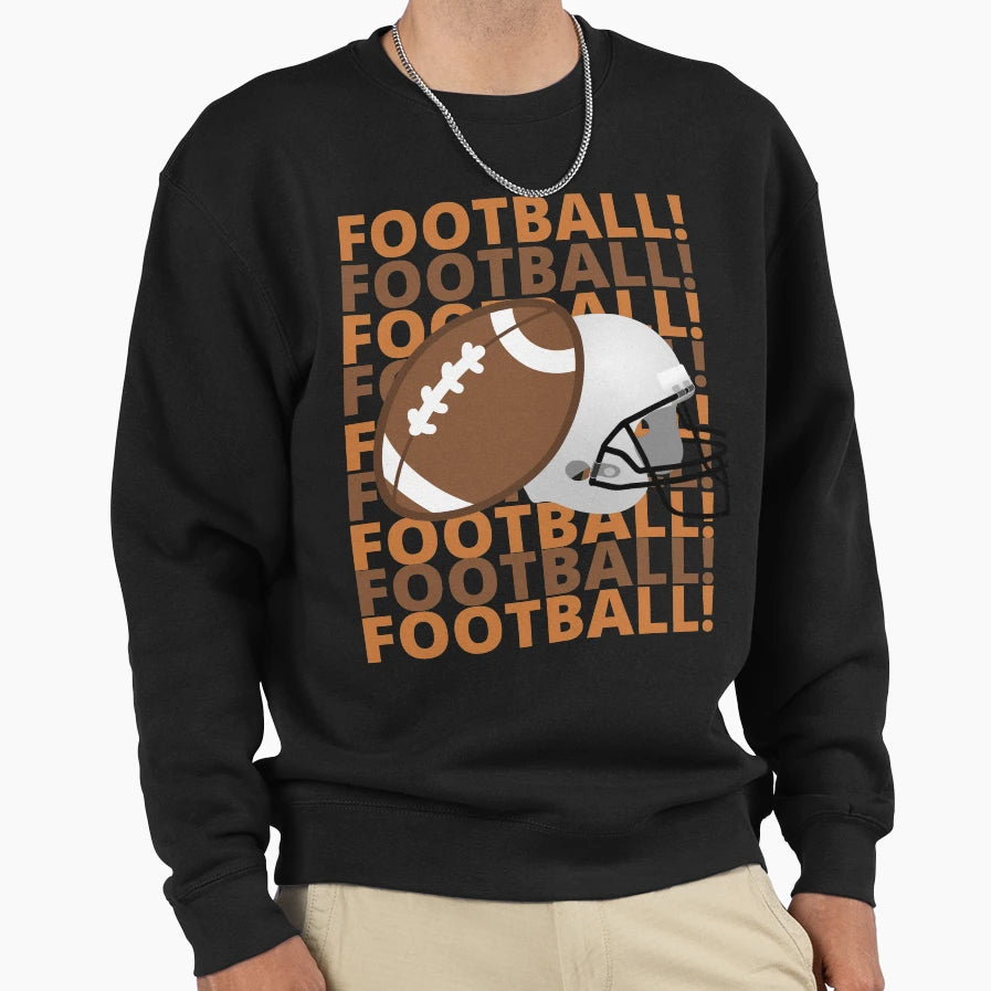 Football Season Sweatshirt - Casual Everyday Wear for Adults - T-Shirt, Sweatshirt, Hoodie