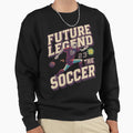 Future Soccer Legend Skeleton Sweatshirt - Minimalist Print Men Women - T-Shirt, Sweatshirt, Hoodie