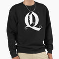 Letter Q Gift Sweatshirt - Minimalist Print Men Women - T-Shirt, Sweatshirt, Hoodie