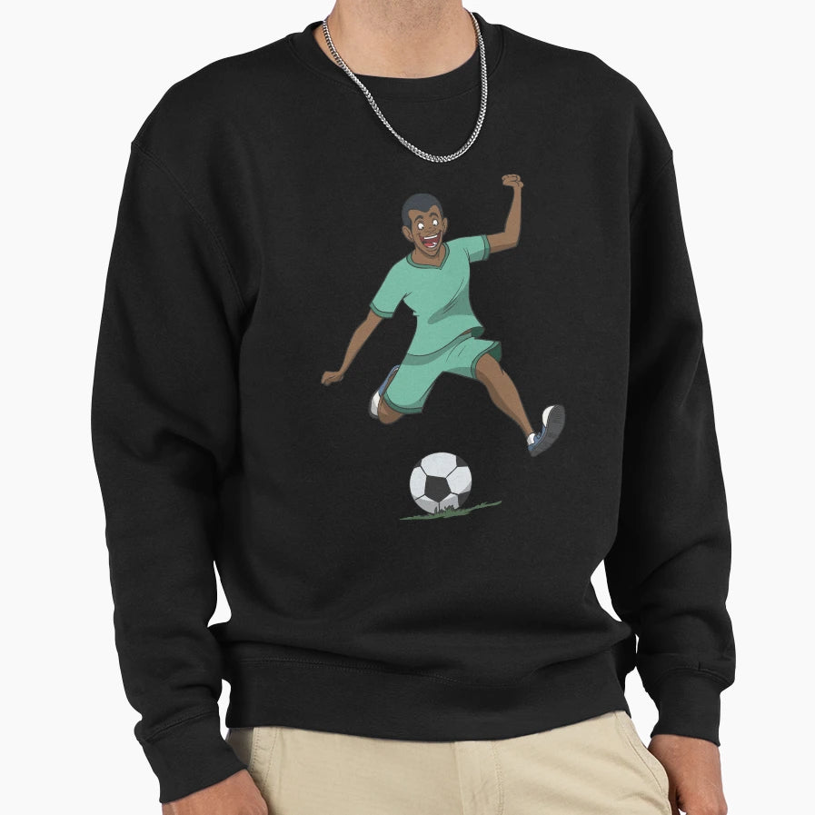 Soccer Shooting Sweatshirt - Fun Novelty Design for Adults - T-Shirt, Sweatshirt, Hoodie