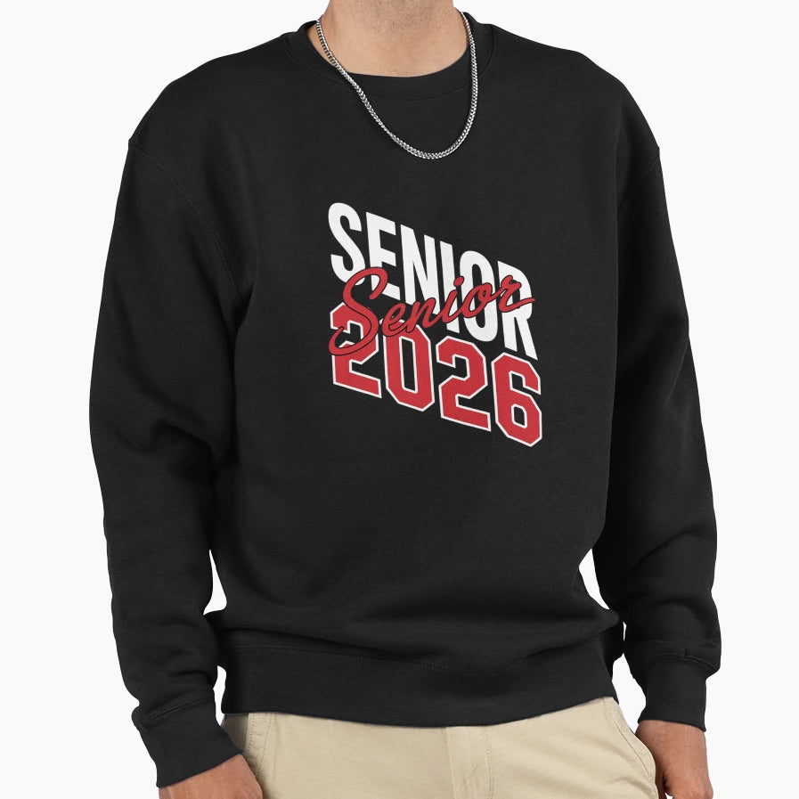Senior 2026 Class 2026 Graduation Sweatshirt - Custom Art Print Men Women - T-Shirt, Sweatshirt, Hoodie