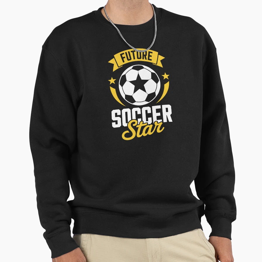 Future Soccer Star Sweatshirt - Aesthetic Graphic for Adults - T-Shirt, Sweatshirt, Hoodie