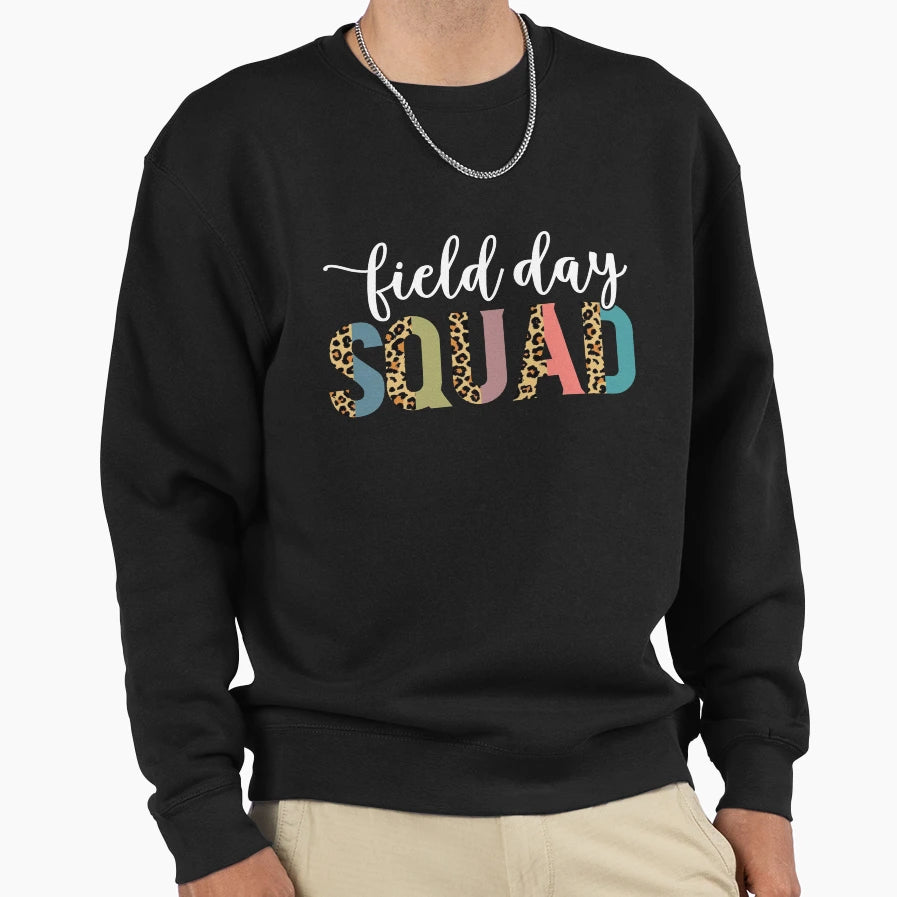 Squad Teacher Student First Last Sweatshirt - Novelty Apparel for Adults - T-Shirt, Sweatshirt, Hoodie
