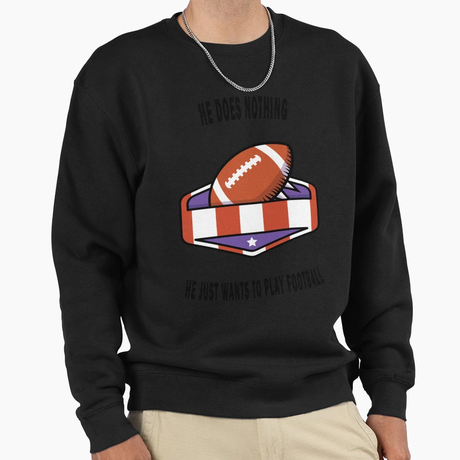 American Football Sweatshirt - Novelty Apparel Men Women - T-Shirt, Sweatshirt, Hoodie
