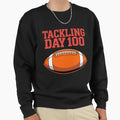 100Th Day School Football Sweatshirt - Casual Everyday Wear for Adults - T-Shirt, Sweatshirt, Hoodie