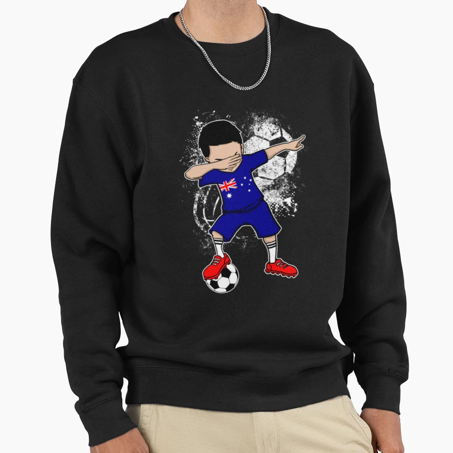 Australia Soccer Sweatshirt - Aesthetic Graphic Men Women - T-Shirt, Sweatshirt, Hoodie