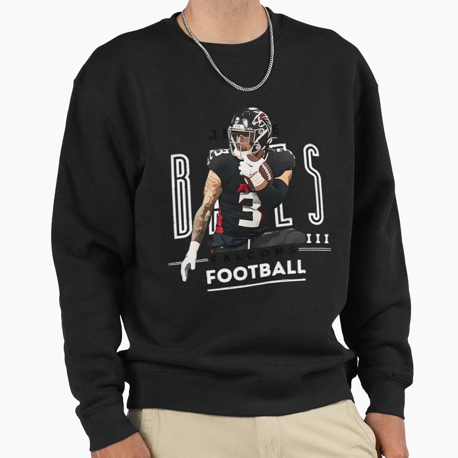 Jessie Bates 3 Falcons T-Shirt - Minimalist Print Unisex - T-Shirt, Sweatshirt, Hoodie