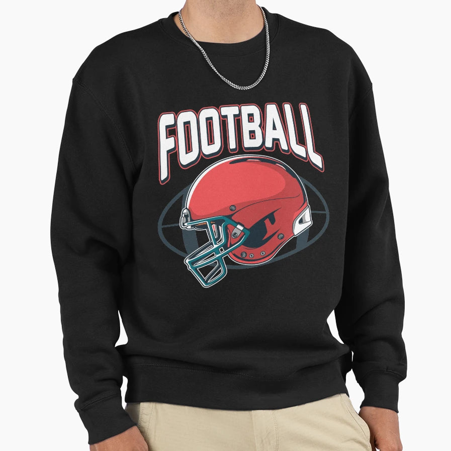 College Team American Football Sweatshirt - Casual Everyday Wear Men Women - T-Shirt, Sweatshirt, Hoodie