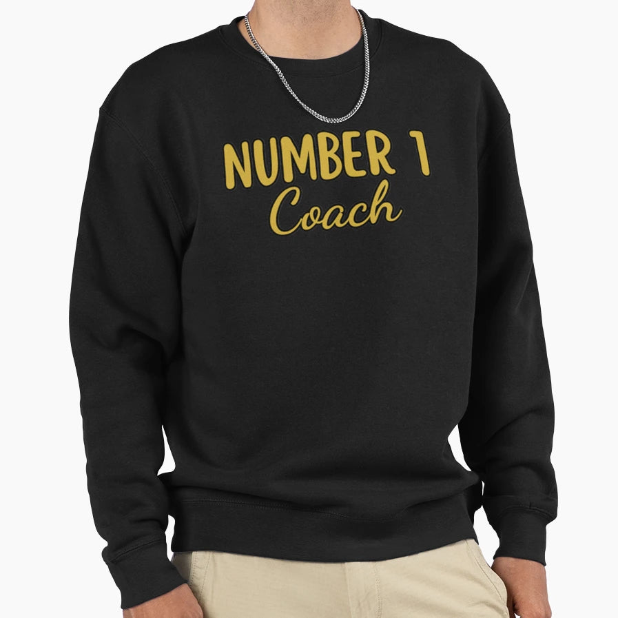 Number 1 Coach G Sweatshirt - Minimalist Print Unisex - T-Shirt, Sweatshirt, Hoodie