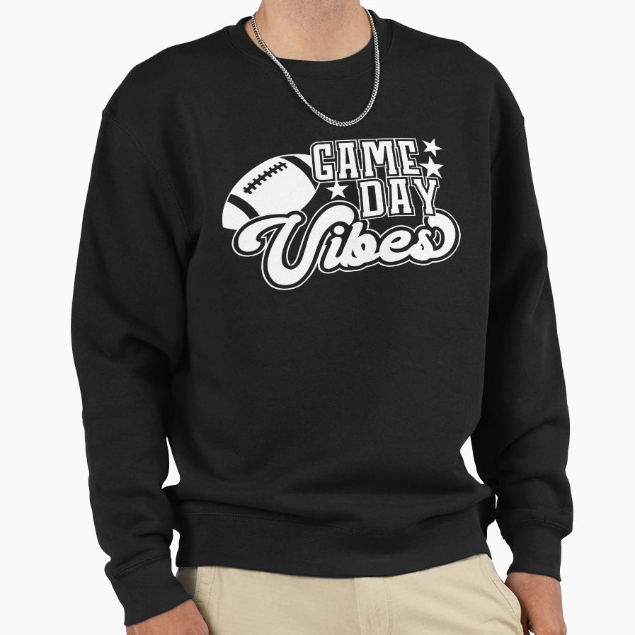 Game Day Vibes Sweatshirt - Novelty Apparel for Adults - T-Shirt, Sweatshirt, Hoodie