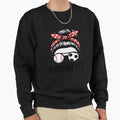 Bleached Mom Life Soccer Messy Sweatshirt - Aesthetic Graphic Men Women - T-Shirt, Sweatshirt, Hoodie